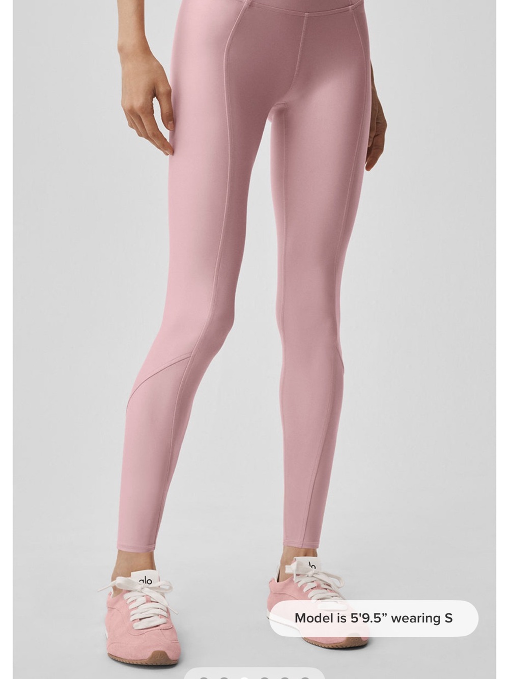 ALO Yoga Blush Pink High-Rise Leggings